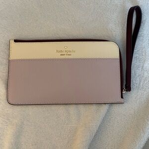 Kate Spade Pink and Cream Wristlet